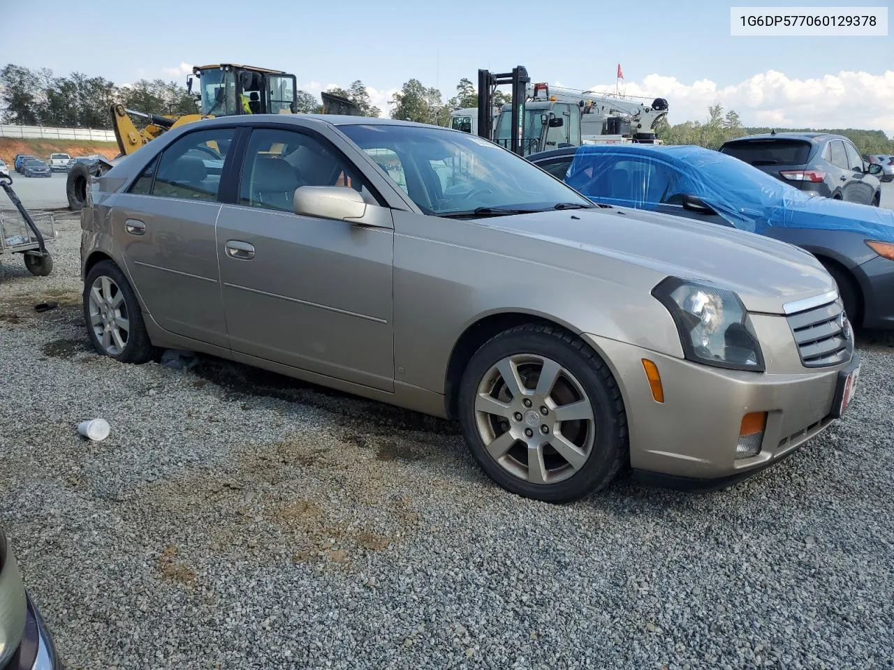 2006 Cadillac Cts Hi Feature V6 VIN: 1G6DP577060129378 Lot: 73176844