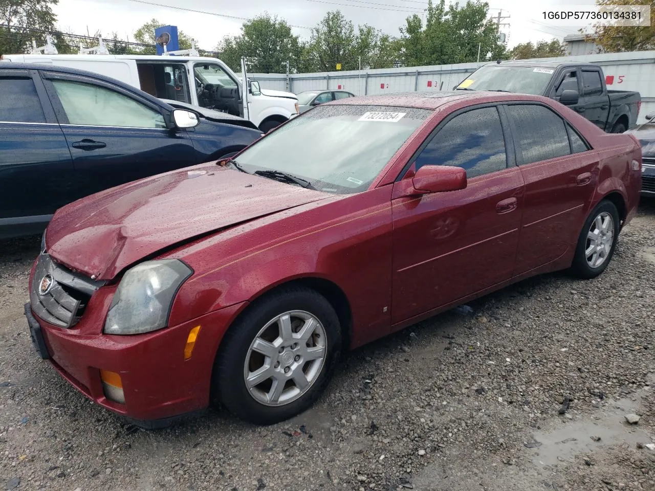 2006 Cadillac Cts Hi Feature V6 VIN: 1G6DP577360134381 Lot: 73272054