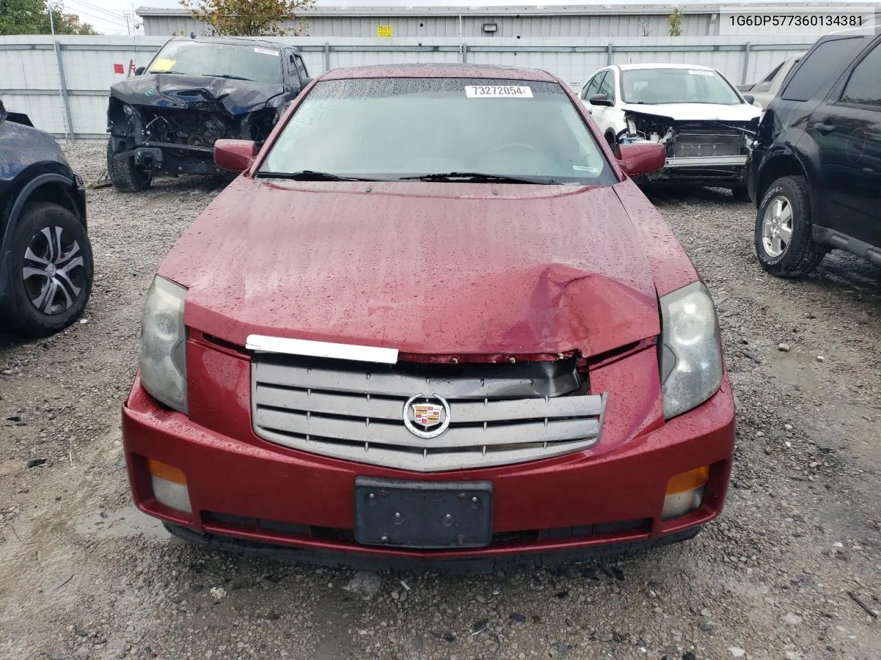 2006 Cadillac Cts Hi Feature V6 VIN: 1G6DP577360134381 Lot: 73272054