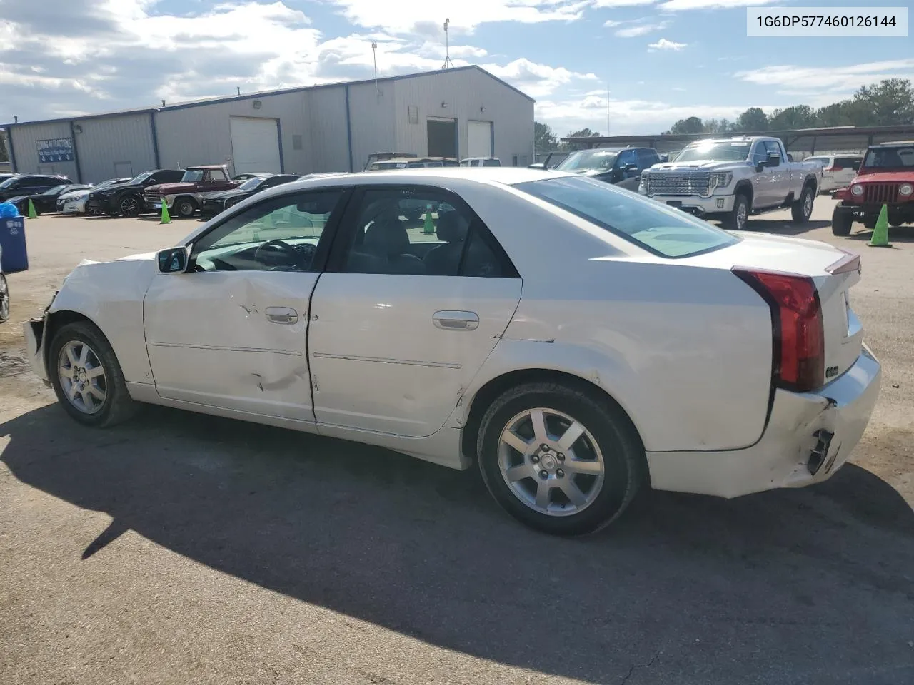 2006 Cadillac Cts Hi Feature V6 VIN: 1G6DP577460126144 Lot: 73348774