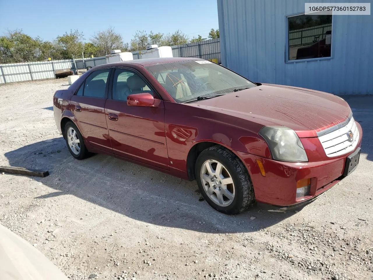 2006 Cadillac Cts Hi Feature V6 VIN: 1G6DP577360152783 Lot: 73786484