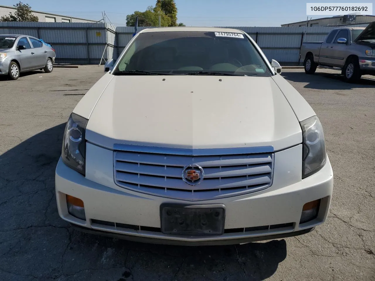 2006 Cadillac Cts Hi Feature V6 VIN: 1G6DP577760182692 Lot: 74795764