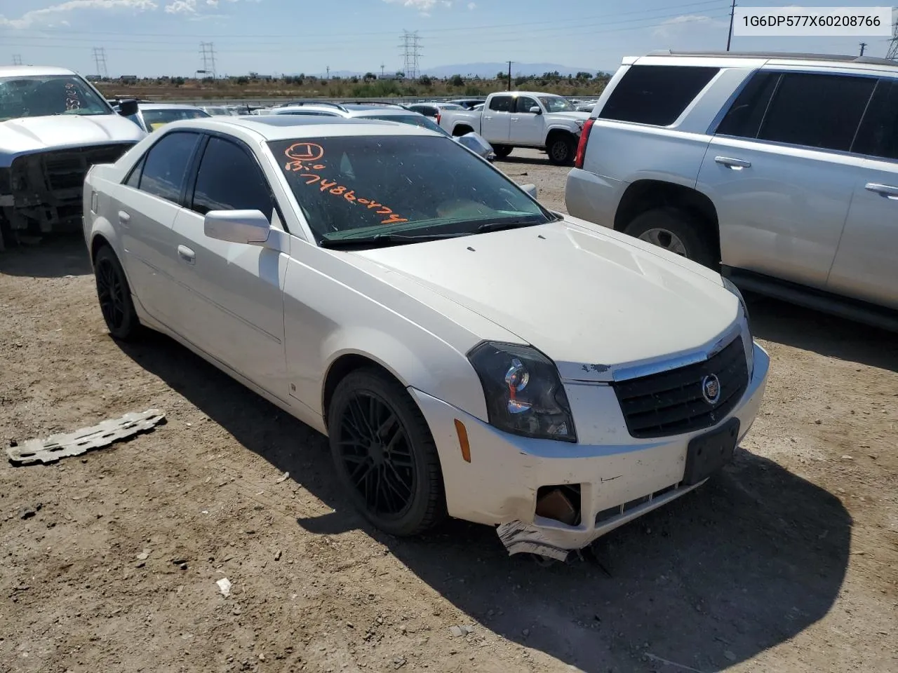 2006 Cadillac Cts Hi Feature V6 VIN: 1G6DP577X60208766 Lot: 74860474