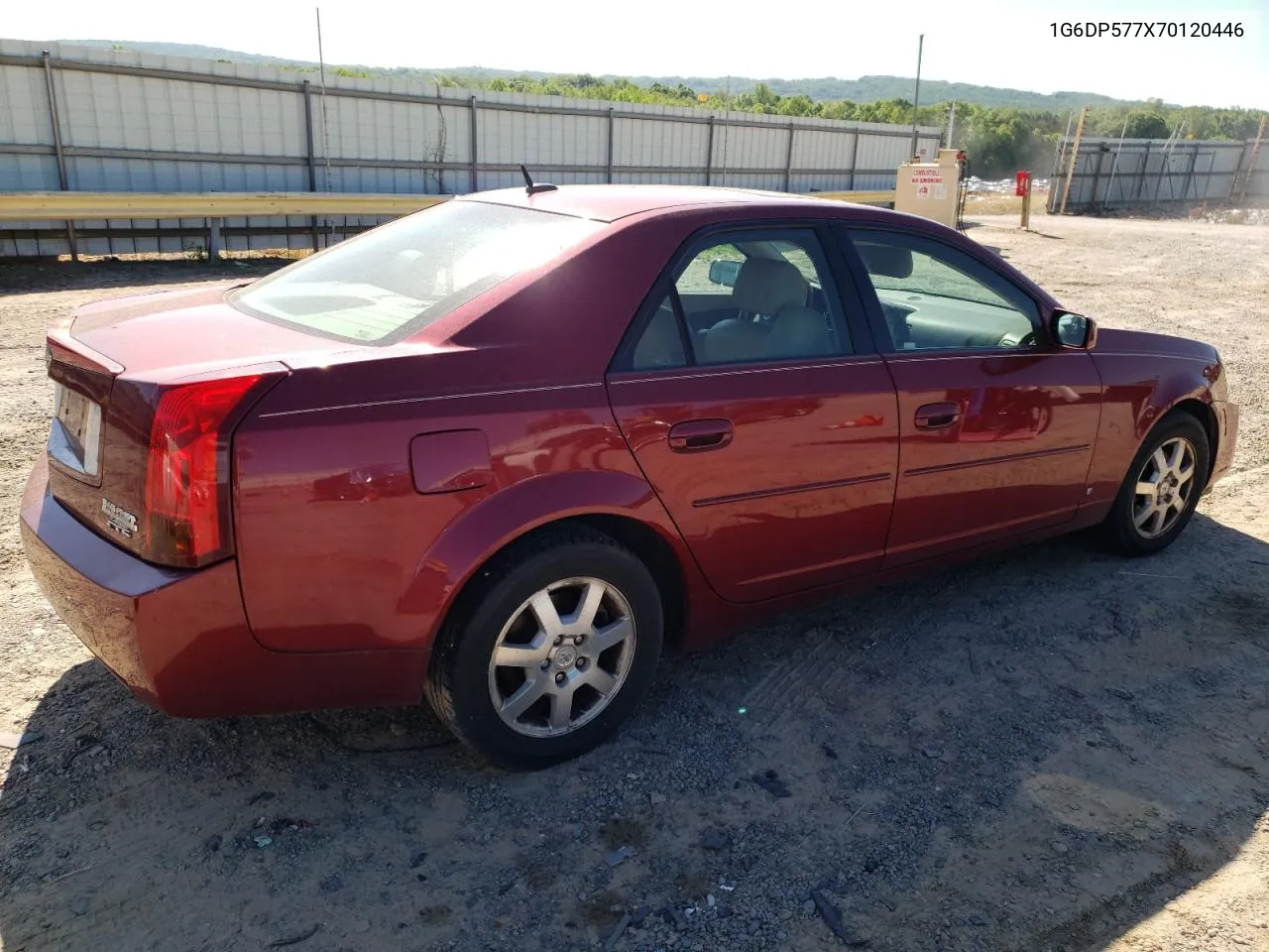 2007 Cadillac Cts Hi Feature V6 VIN: 1G6DP577X70120446 Lot: 53050814