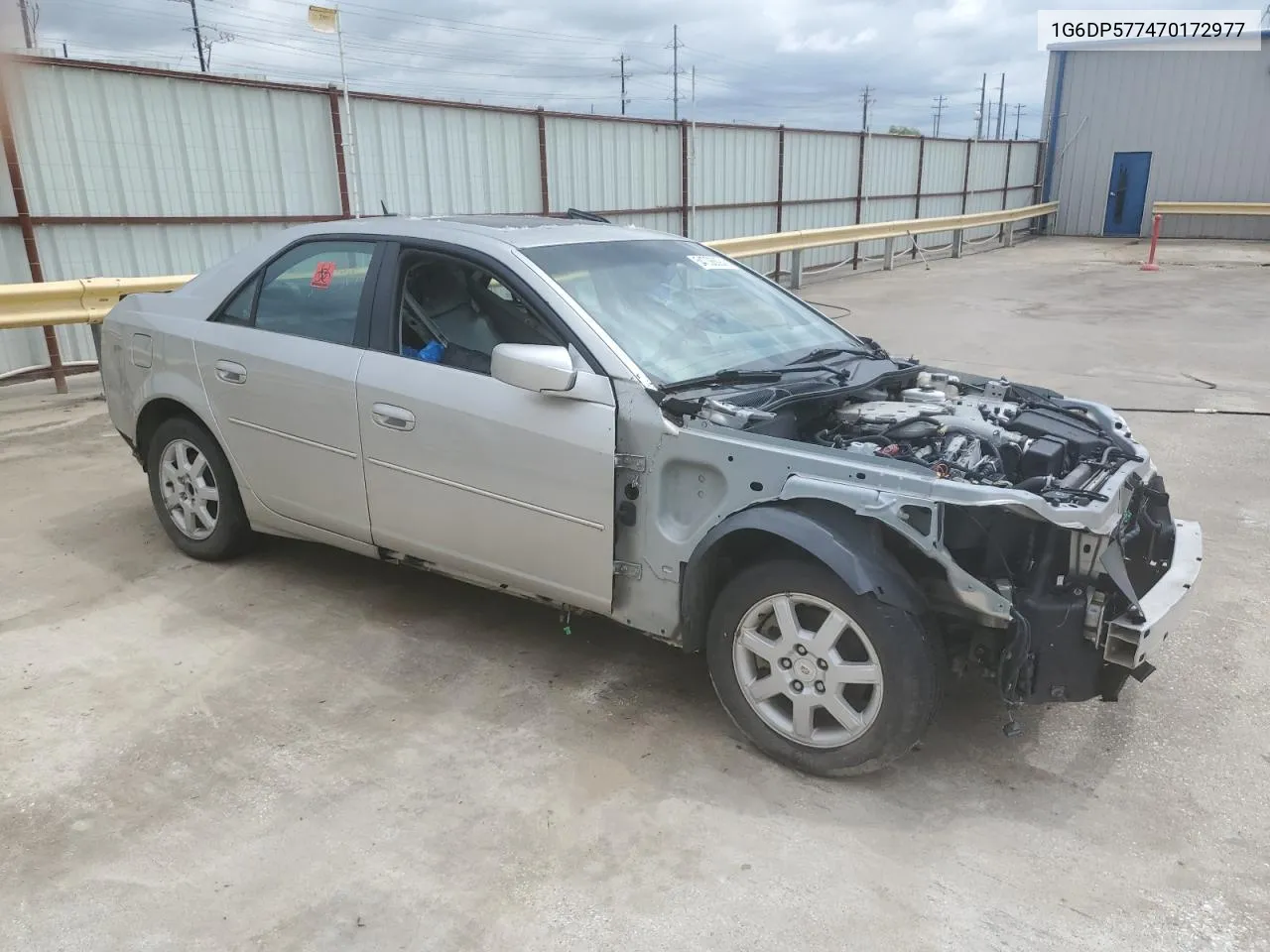 2007 Cadillac Cts Hi Feature V6 VIN: 1G6DP577470172977 Lot: 54736694