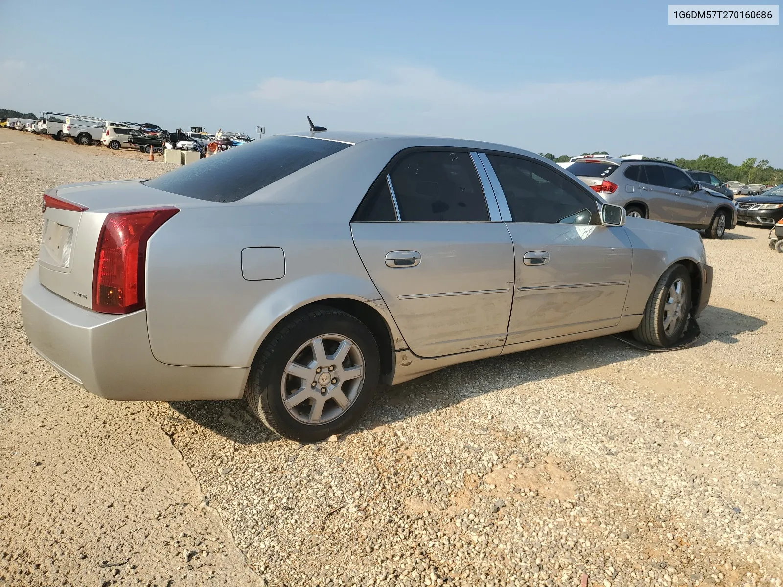 2007 Cadillac Cts VIN: 1G6DM57T270160686 Lot: 66504704