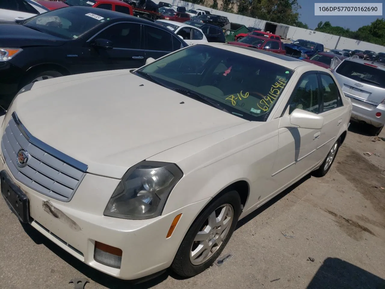 2007 Cadillac Cts Hi Feature V6 VIN: 1G6DP577070162690 Lot: 67911544