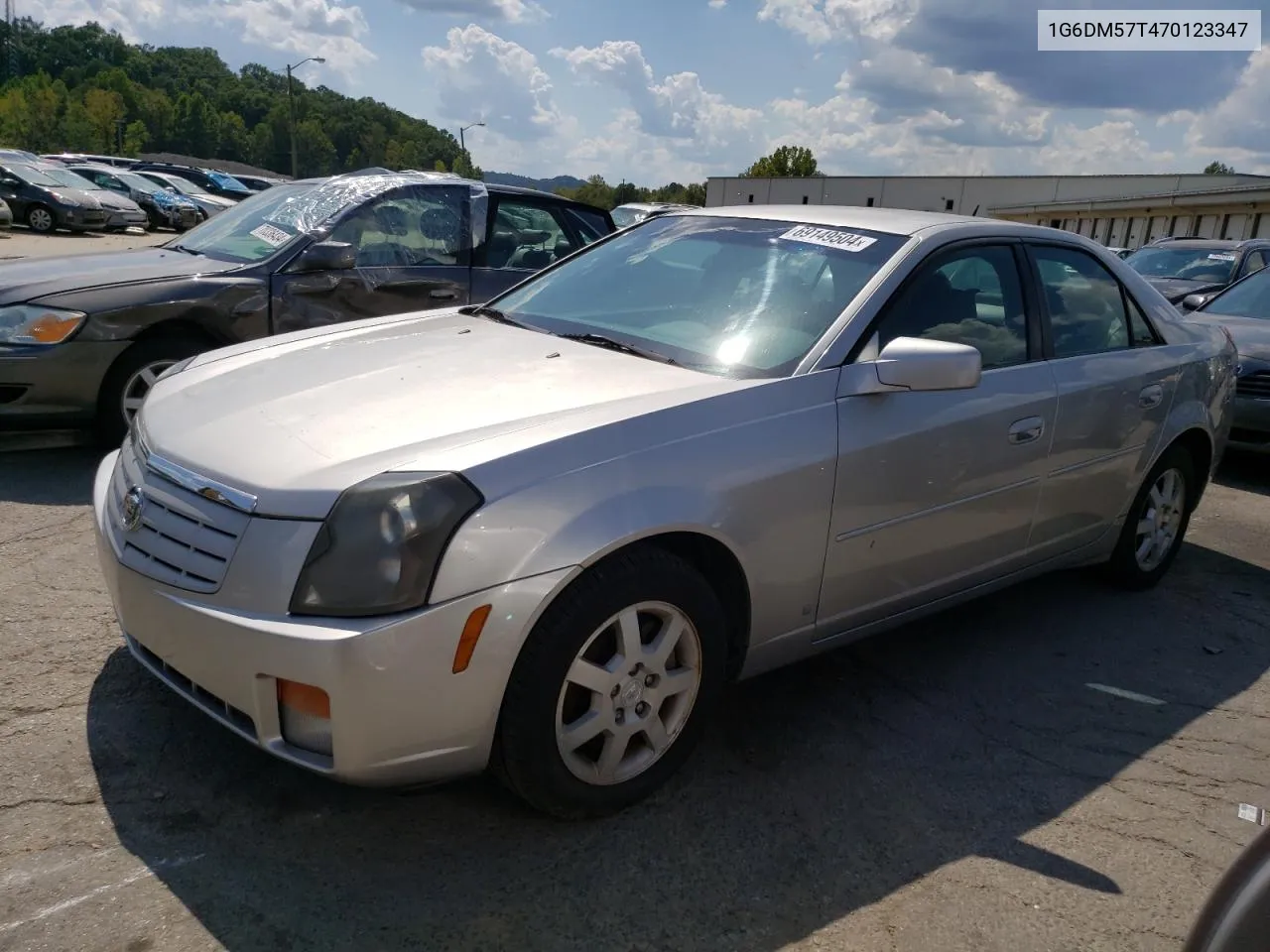 2007 Cadillac Cts VIN: 1G6DM57T470123347 Lot: 69149504