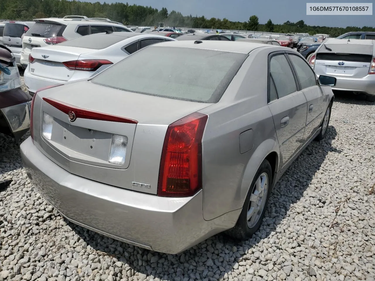 2007 Cadillac Cts VIN: 1G6DM57T670108557 Lot: 69659444