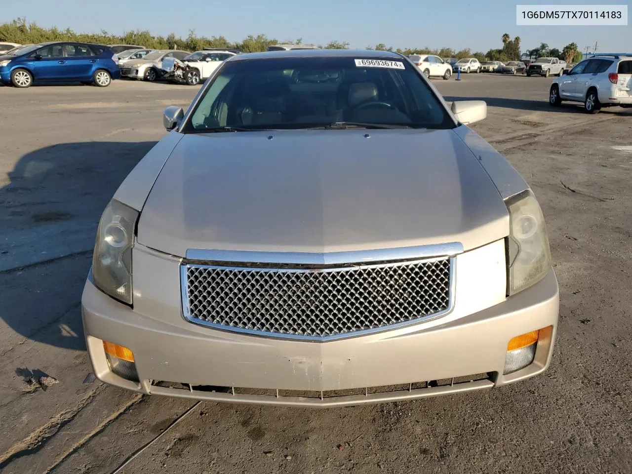 2007 Cadillac Cts VIN: 1G6DM57TX70114183 Lot: 69693674