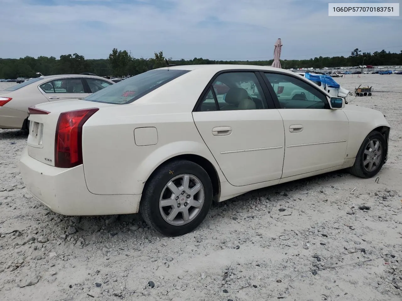 2007 Cadillac Cts Hi Feature V6 VIN: 1G6DP577070183751 Lot: 71247994