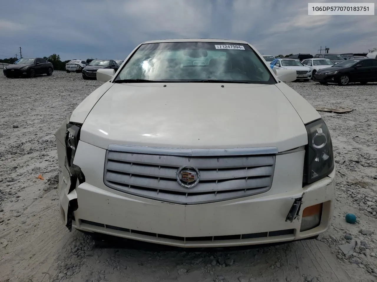 2007 Cadillac Cts Hi Feature V6 VIN: 1G6DP577070183751 Lot: 71247994