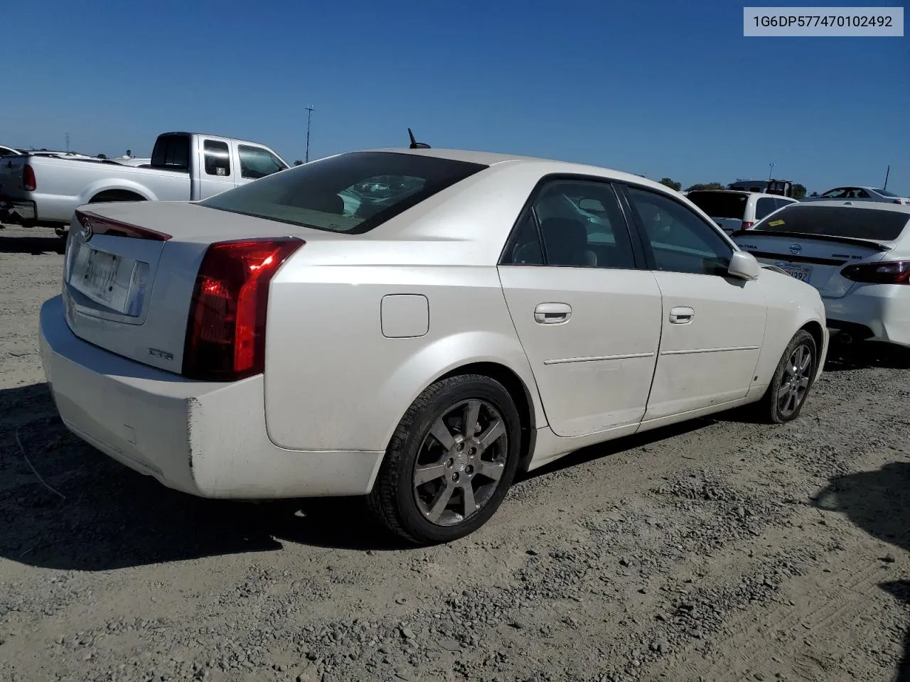 2007 Cadillac Cts Hi Feature V6 VIN: 1G6DP577470102492 Lot: 71421024