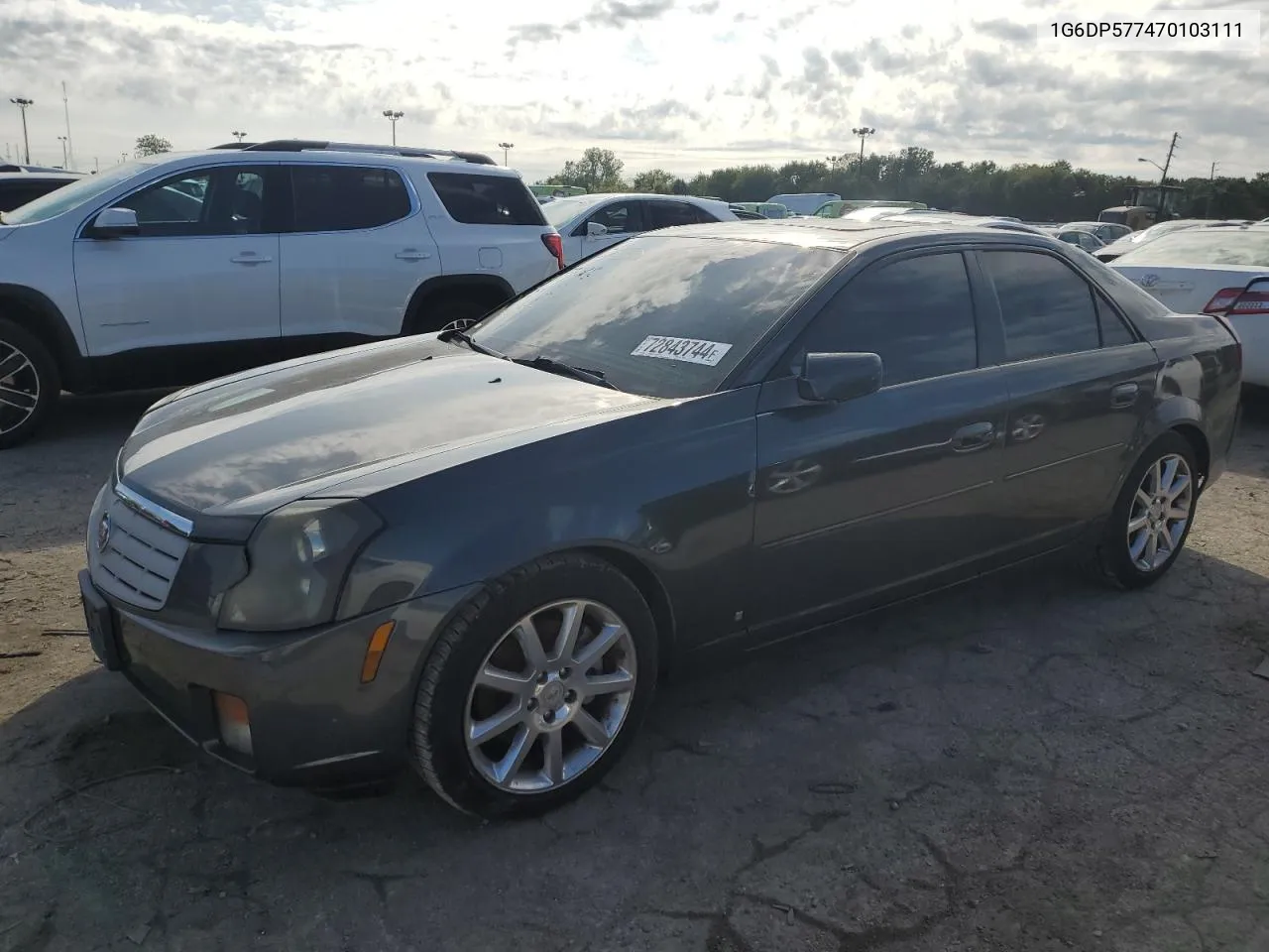 2007 Cadillac Cts Hi Feature V6 VIN: 1G6DP577470103111 Lot: 72843744