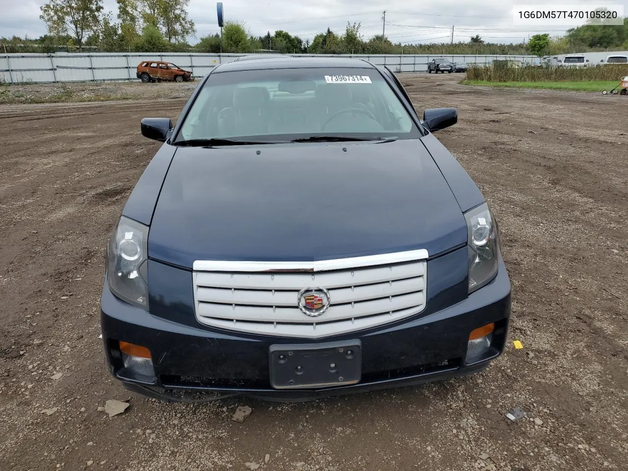 2007 Cadillac Cts VIN: 1G6DM57T470105320 Lot: 73967314