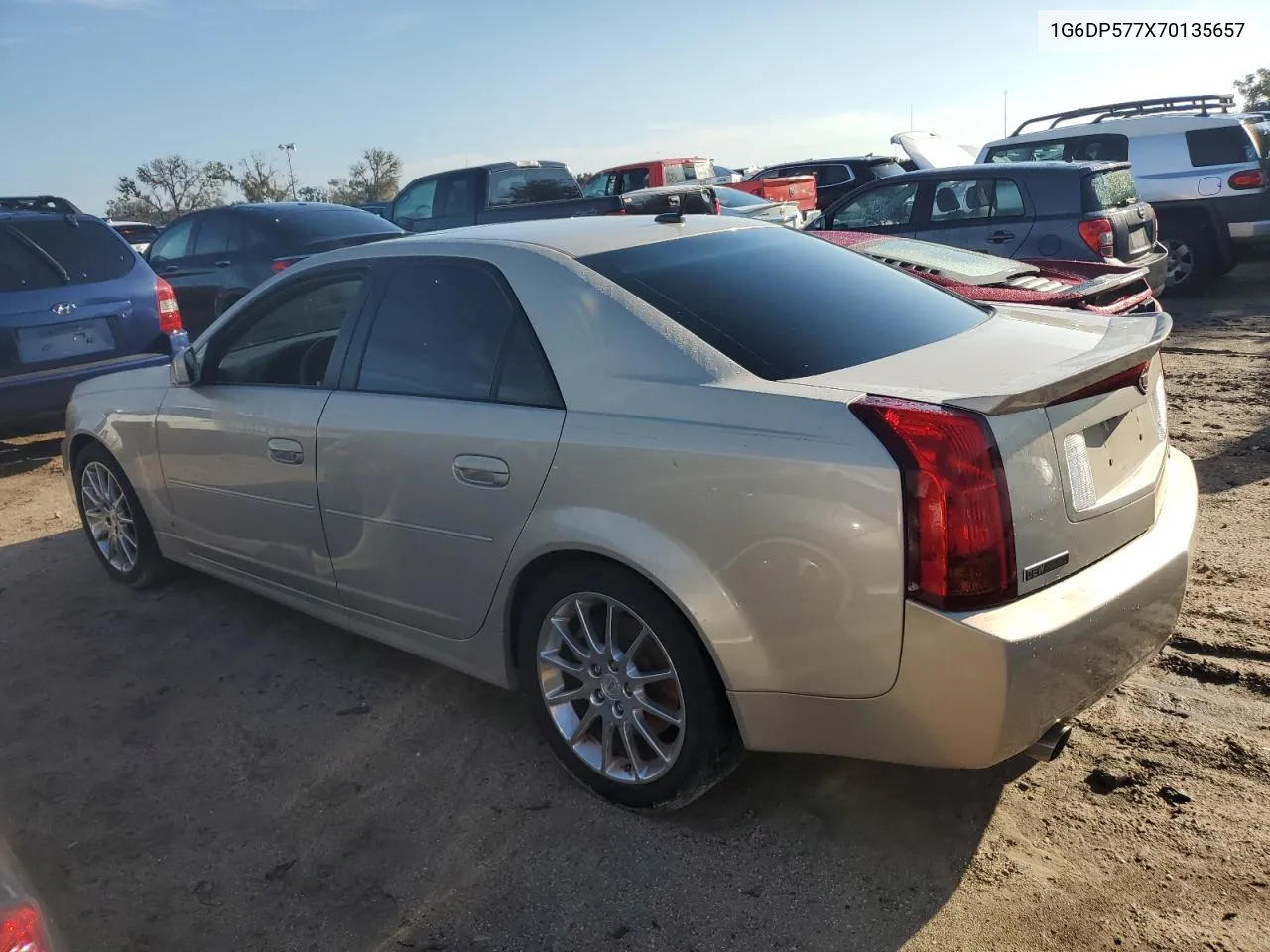 2007 Cadillac Cts Hi Feature V6 VIN: 1G6DP577X70135657 Lot: 74040164