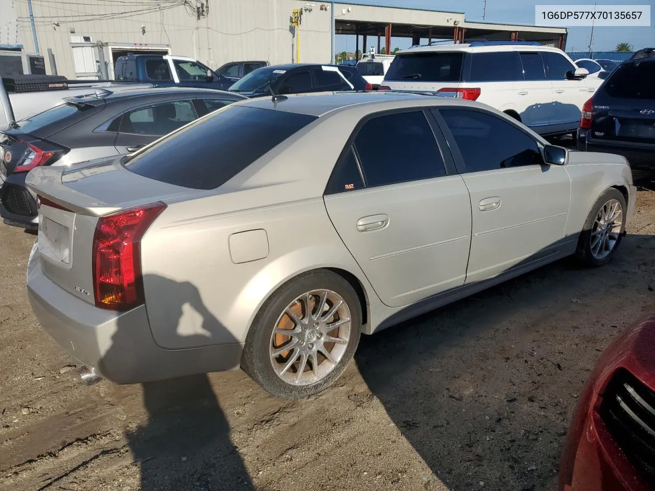 2007 Cadillac Cts Hi Feature V6 VIN: 1G6DP577X70135657 Lot: 74040164