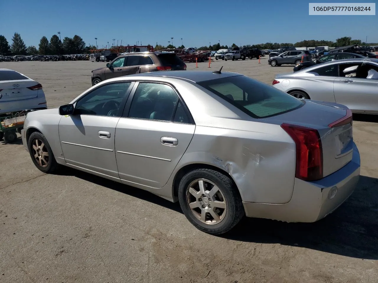 2007 Cadillac Cts Hi Feature V6 VIN: 1G6DP577770168244 Lot: 74907334