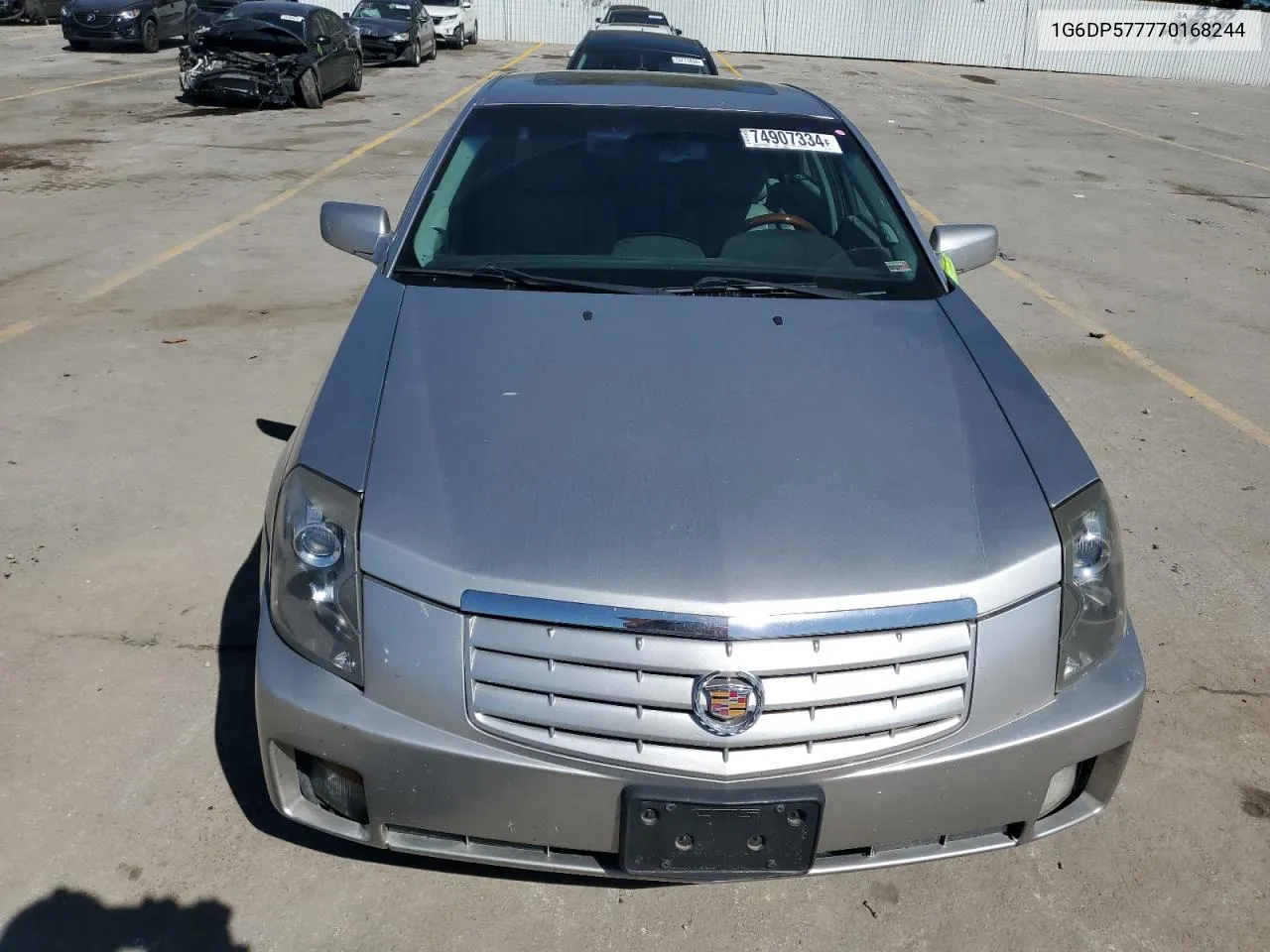 2007 Cadillac Cts Hi Feature V6 VIN: 1G6DP577770168244 Lot: 74907334