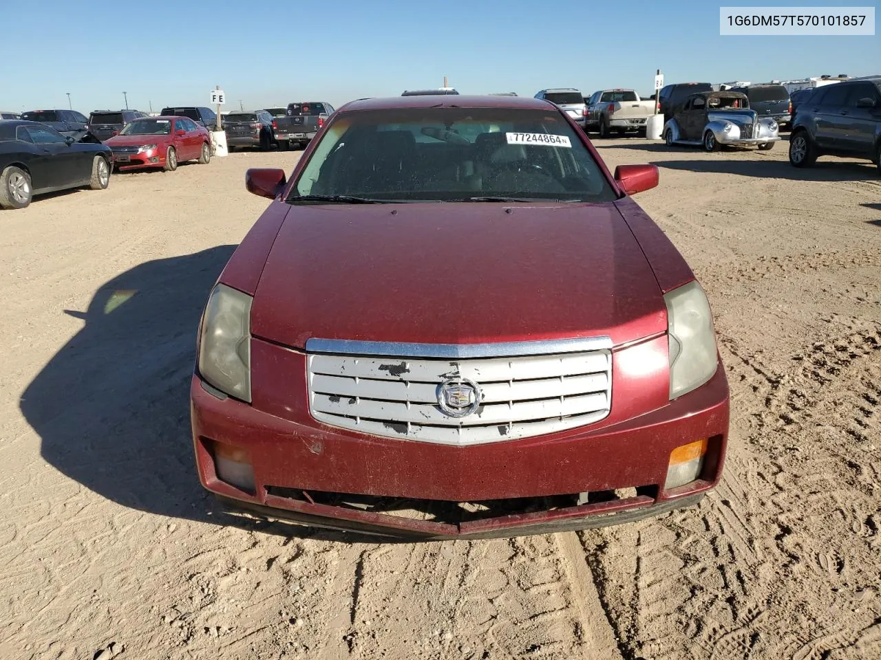 2007 Cadillac Cts VIN: 1G6DM57T570101857 Lot: 77244864