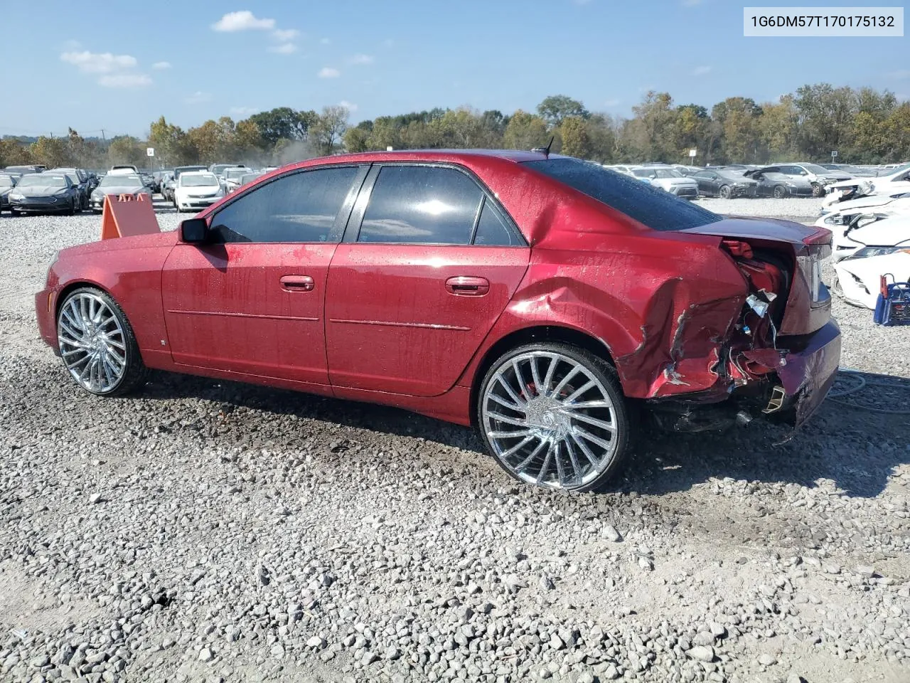 2007 Cadillac Cts VIN: 1G6DM57T170175132 Lot: 77570804