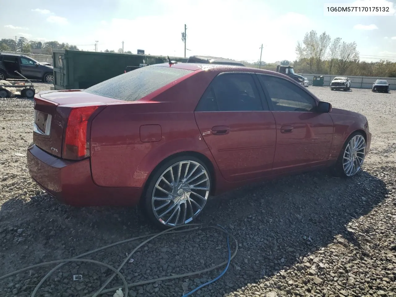 2007 Cadillac Cts VIN: 1G6DM57T170175132 Lot: 77570804