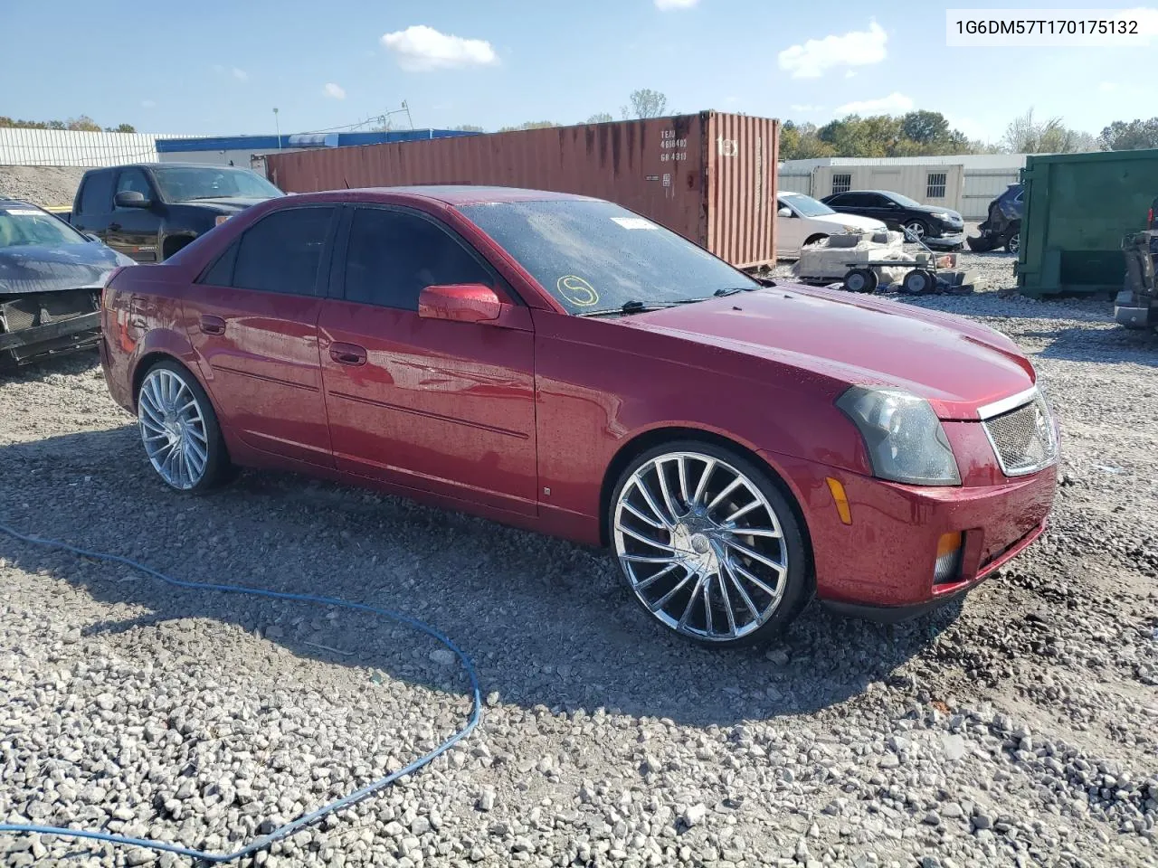 2007 Cadillac Cts VIN: 1G6DM57T170175132 Lot: 77570804