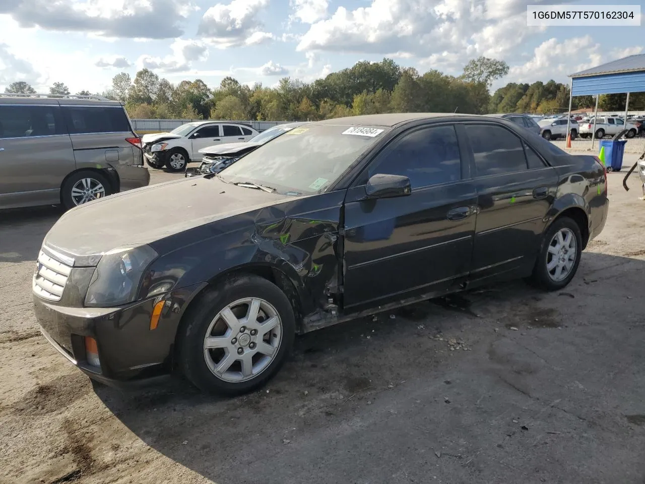 2007 Cadillac Cts VIN: 1G6DM57T570162304 Lot: 78184984