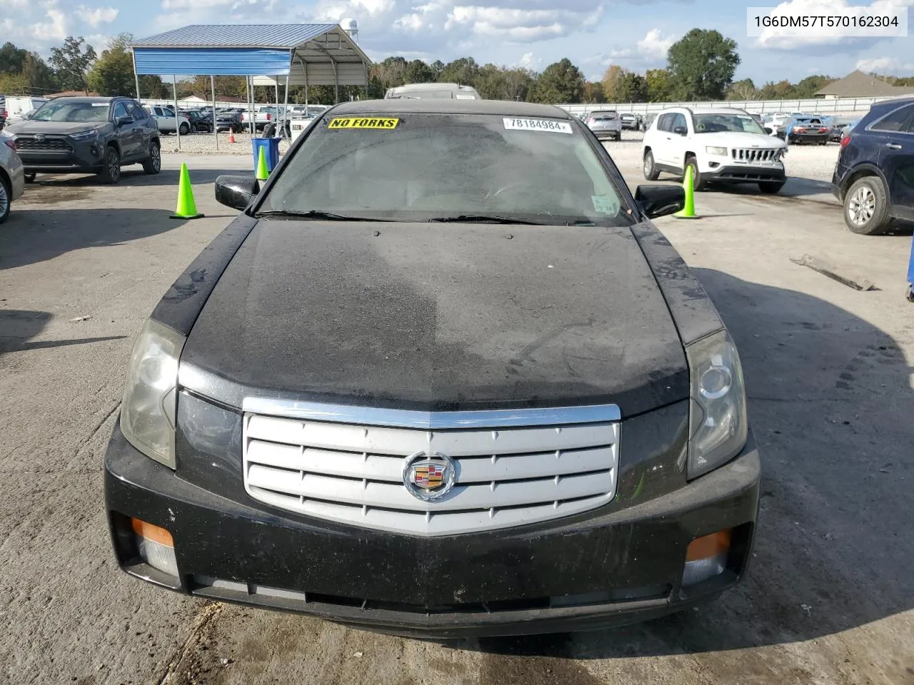 2007 Cadillac Cts VIN: 1G6DM57T570162304 Lot: 78184984