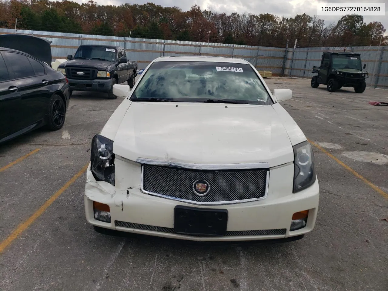 2007 Cadillac Cts Hi Feature V6 VIN: 1G6DP577270164828 Lot: 78255194