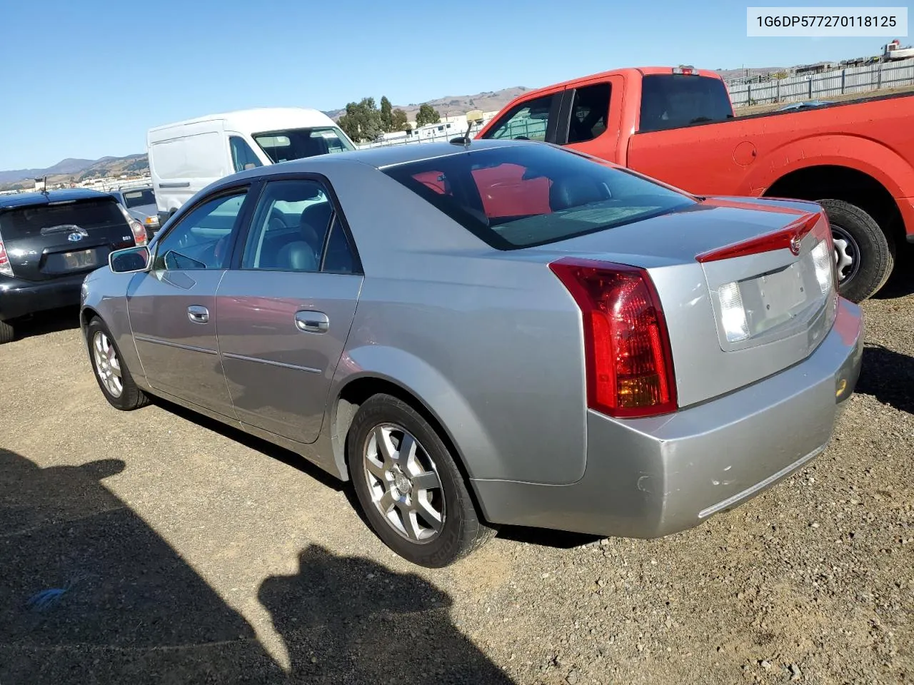 2007 Cadillac Cts Hi Feature V6 VIN: 1G6DP577270118125 Lot: 79108524