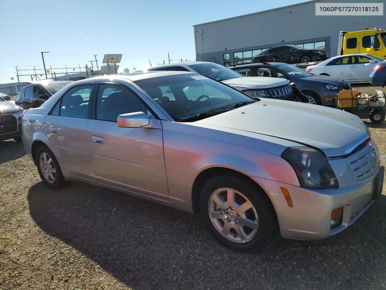 2007 Cadillac Cts Hi Feature V6 VIN: 1G6DP577270118125 Lot: 79108524