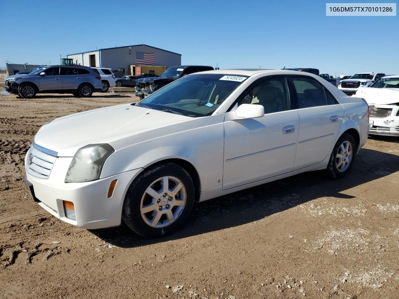 2007 Cadillac Cts VIN: 1G6DM57TX70101286 Lot: 79245924