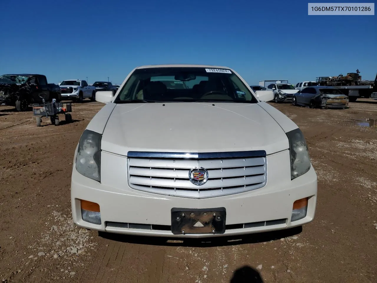 2007 Cadillac Cts VIN: 1G6DM57TX70101286 Lot: 79245924