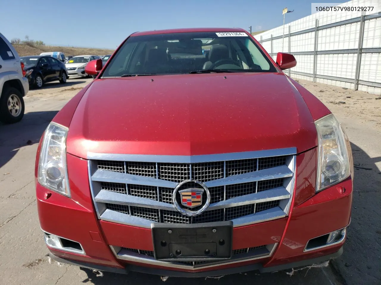 2008 Cadillac Cts Hi Feature V6 VIN: 1G6DT57V980129277 Lot: 52291364