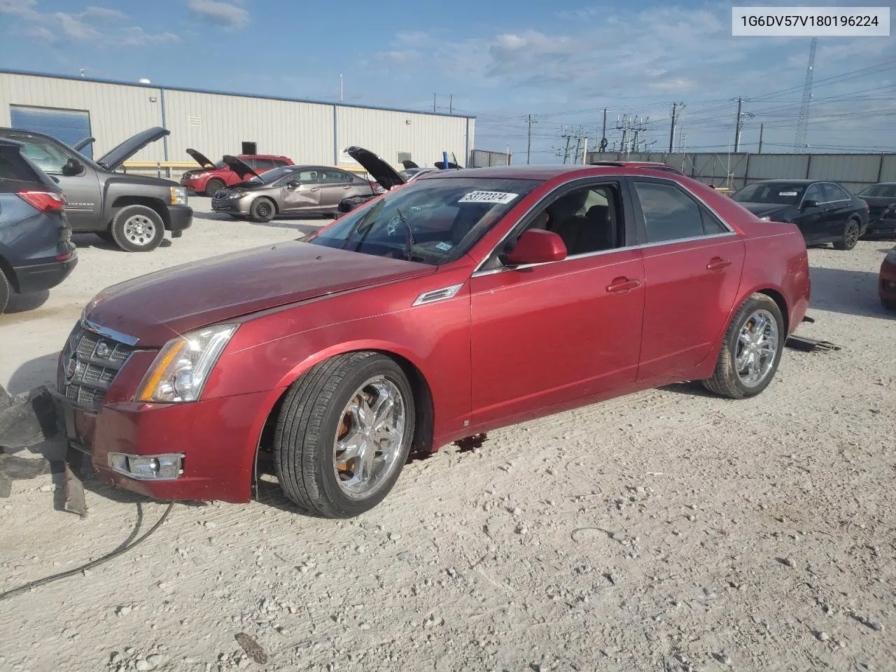 1G6DV57V180196224 2008 Cadillac Cts Hi Feature V6