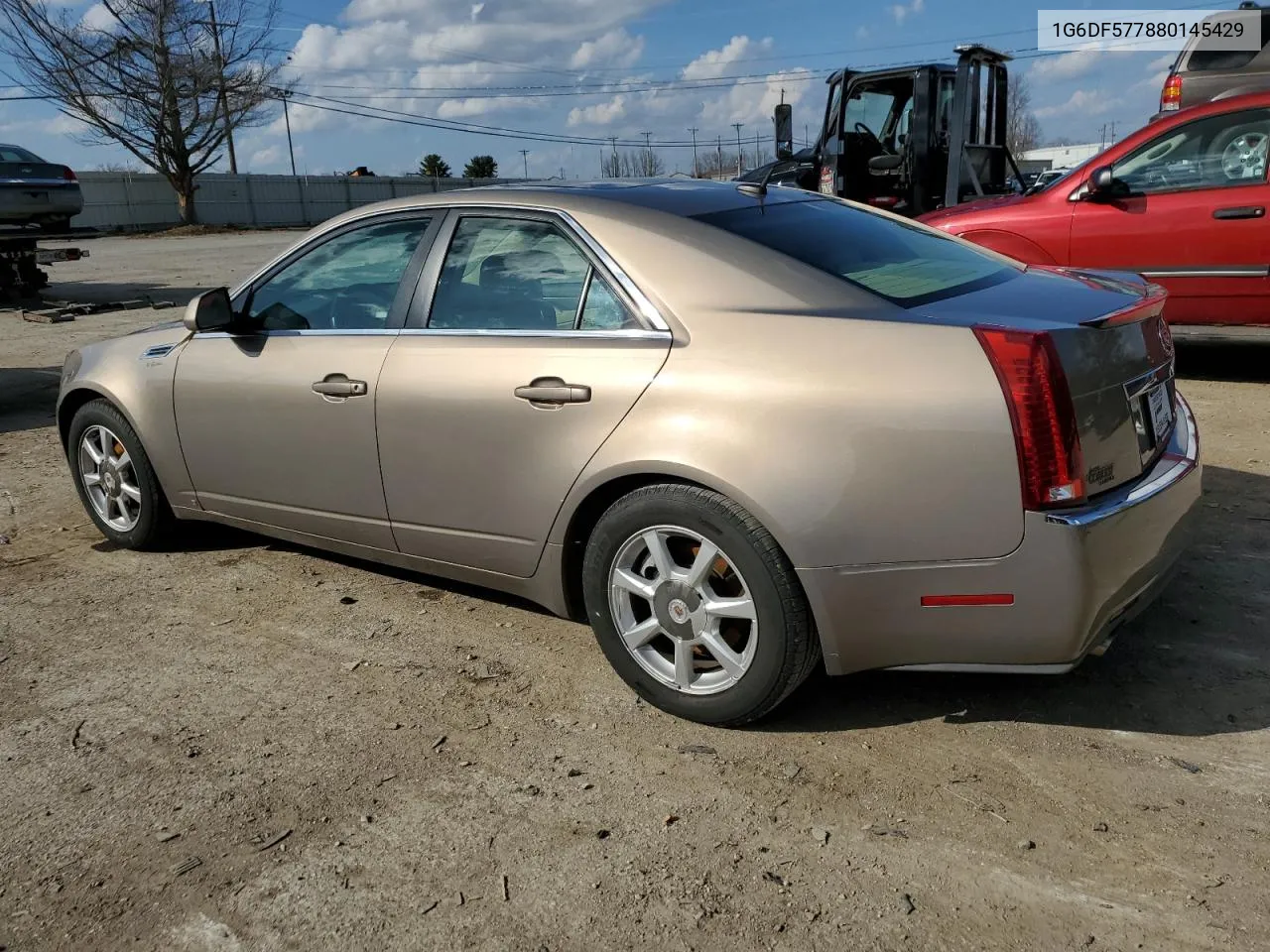 2008 Cadillac Cts VIN: 1G6DF577880145429 Lot: 54873244