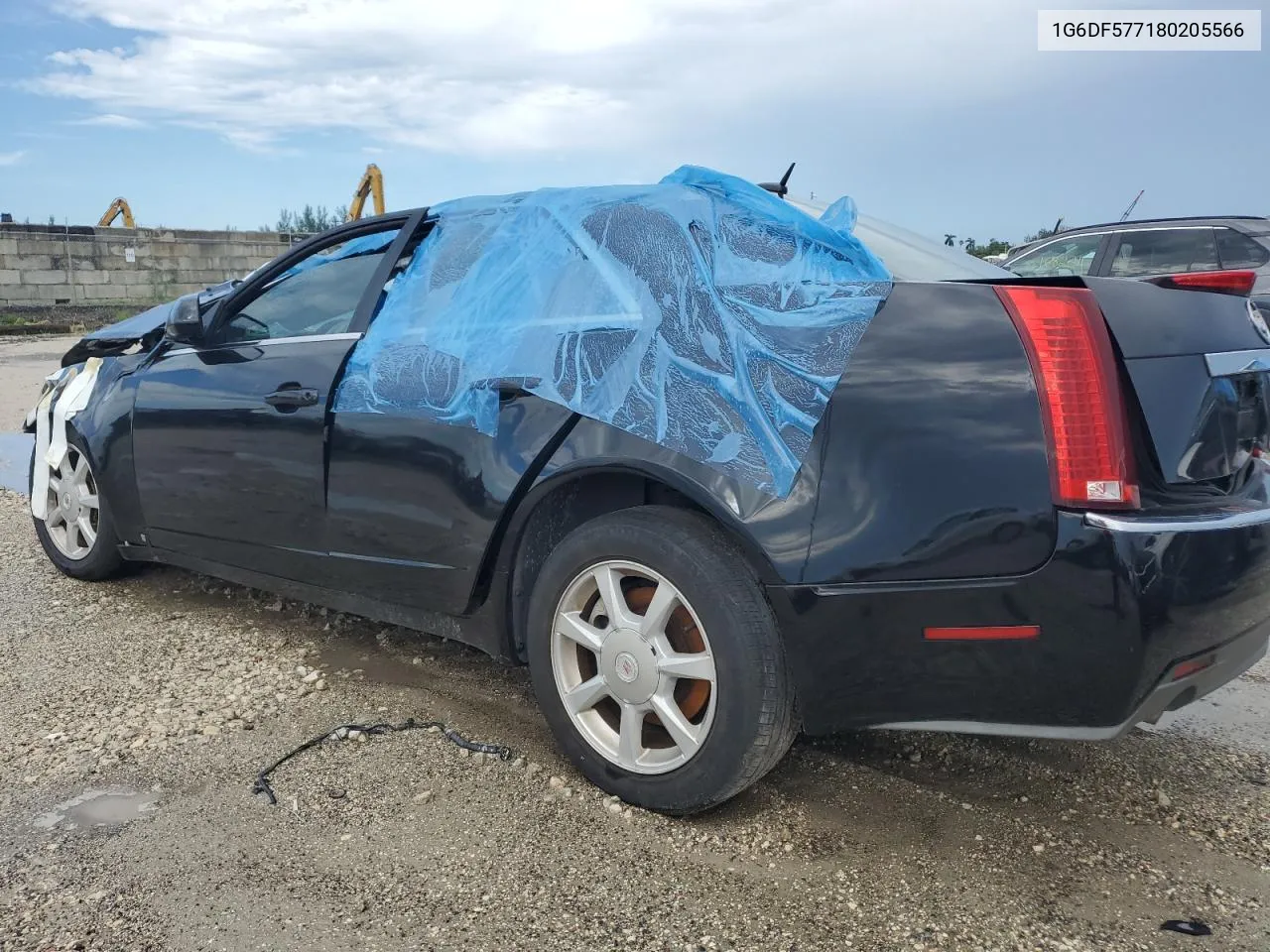 2008 Cadillac Cts VIN: 1G6DF577180205566 Lot: 55454514