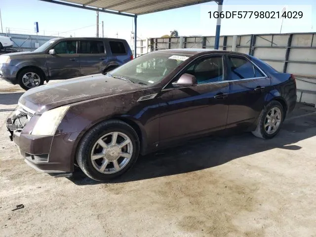 1G6DF577980214029 2008 Cadillac Cts