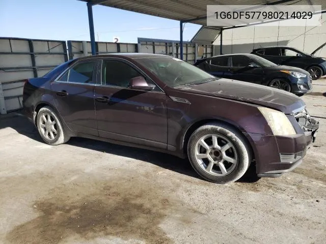 1G6DF577980214029 2008 Cadillac Cts