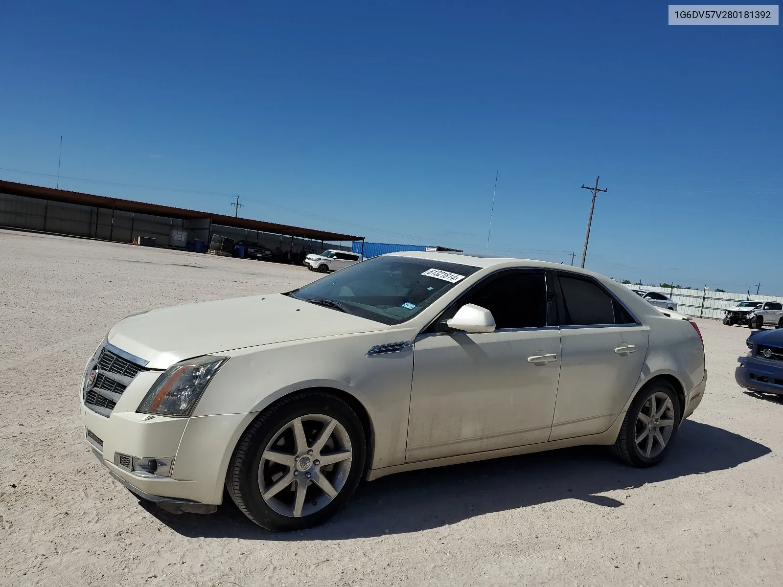 2008 Cadillac Cts Hi Feature V6 VIN: 1G6DV57V280181392 Lot: 61321814