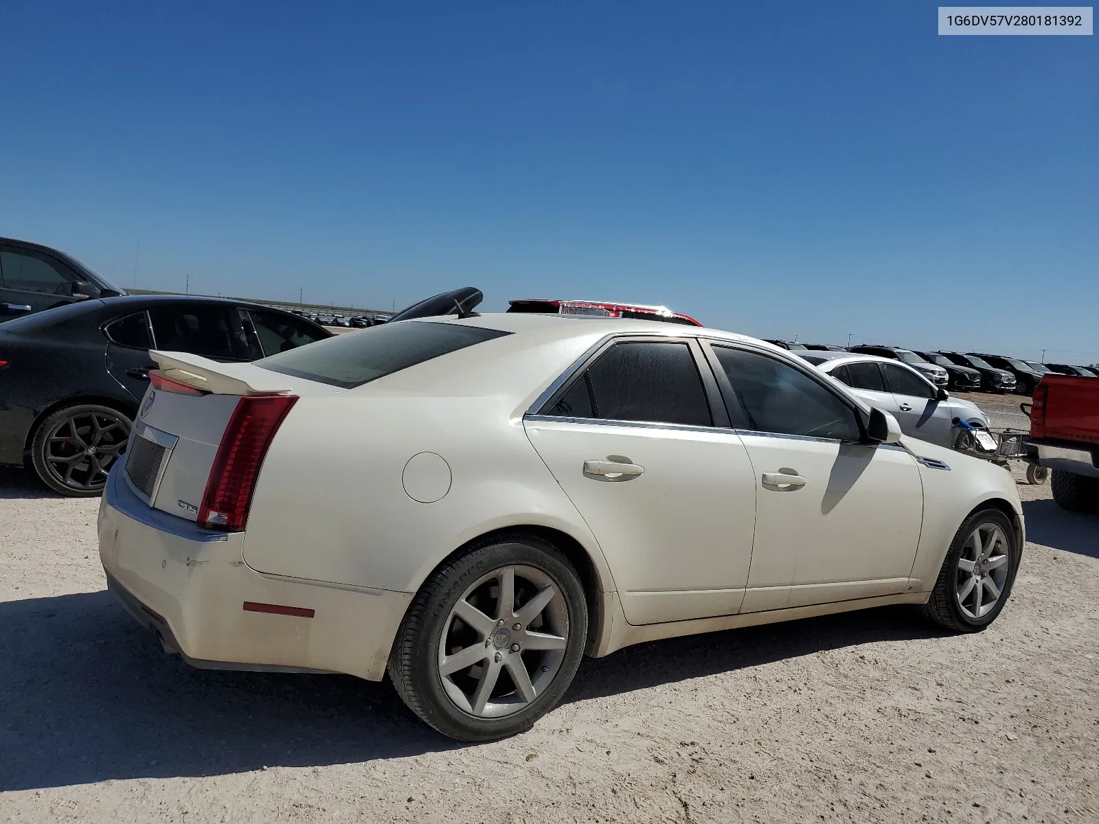 2008 Cadillac Cts Hi Feature V6 VIN: 1G6DV57V280181392 Lot: 61321814