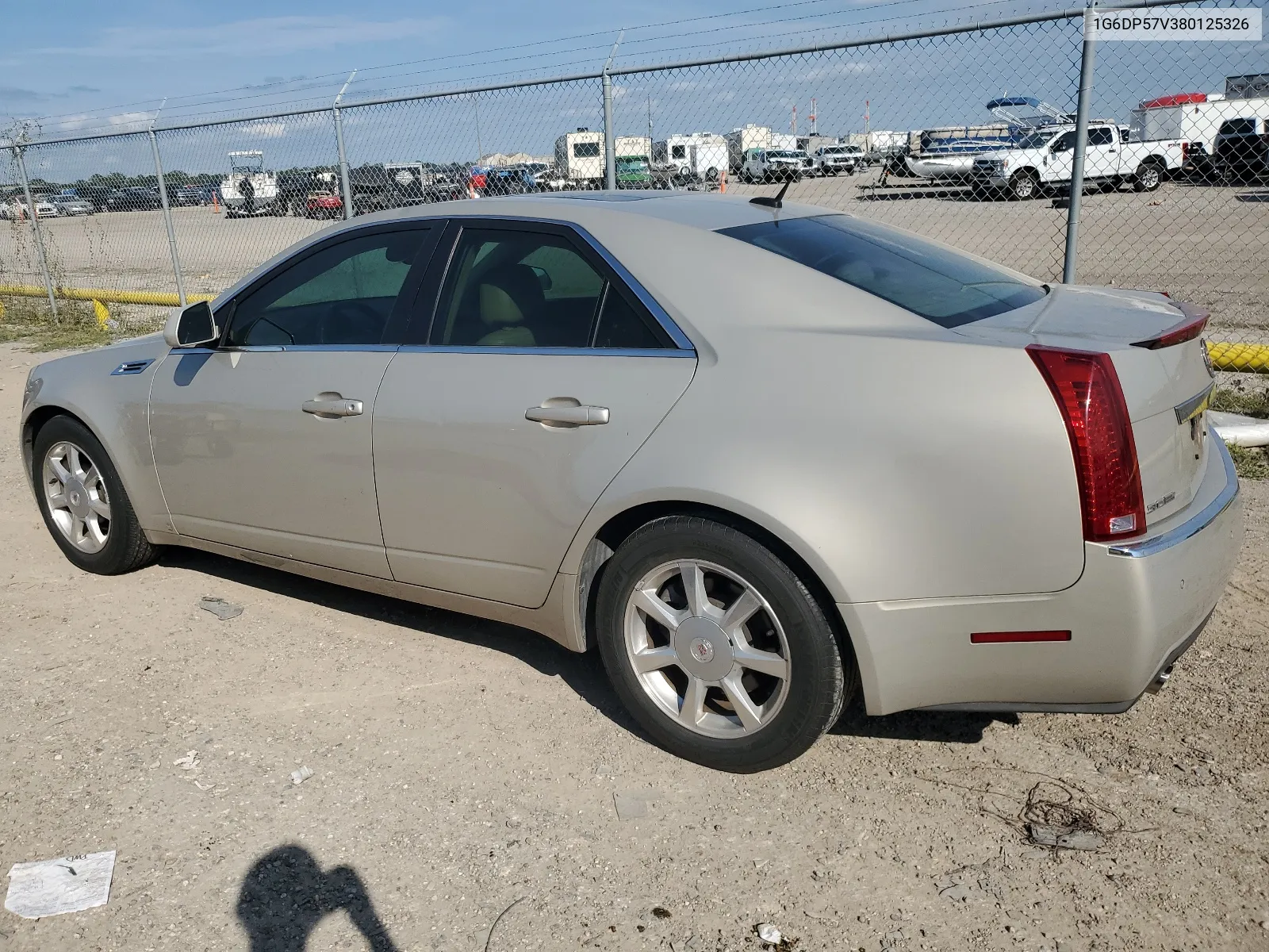 2008 Cadillac Cts Hi Feature V6 VIN: 1G6DP57V380125326 Lot: 63935894