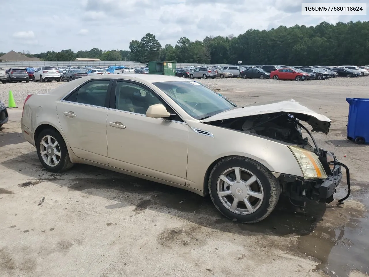 2008 Cadillac Cts VIN: 1G6DM577680118624 Lot: 64049534