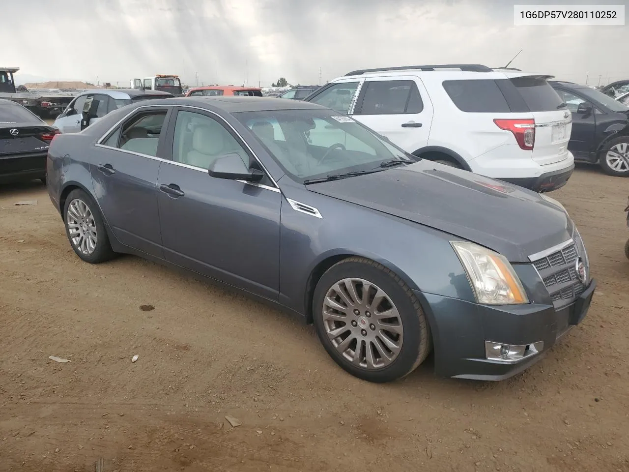 2008 Cadillac Cts Hi Feature V6 VIN: 1G6DP57V280110252 Lot: 64135904