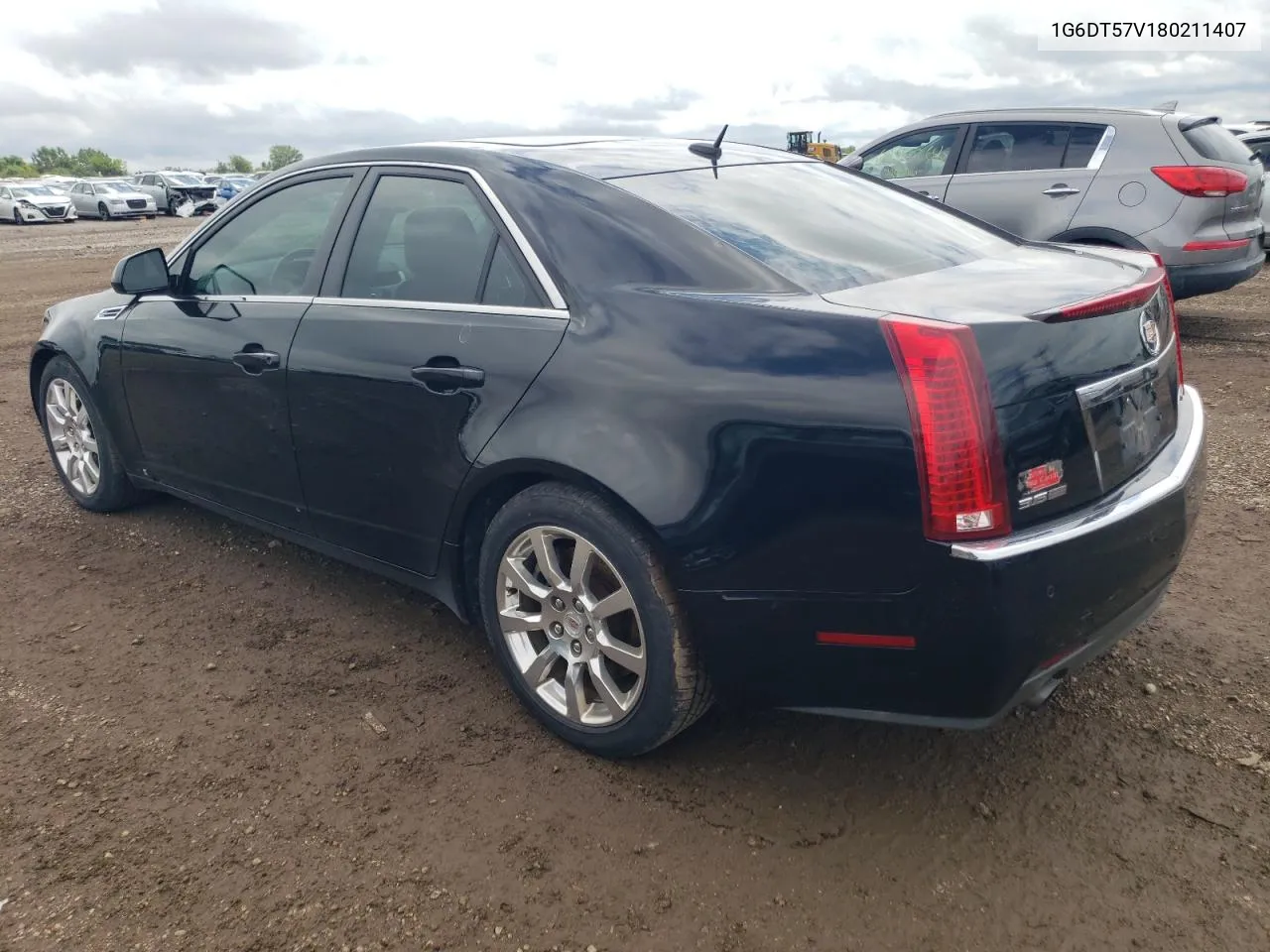 2008 Cadillac Cts Hi Feature V6 VIN: 1G6DT57V180211407 Lot: 65018724