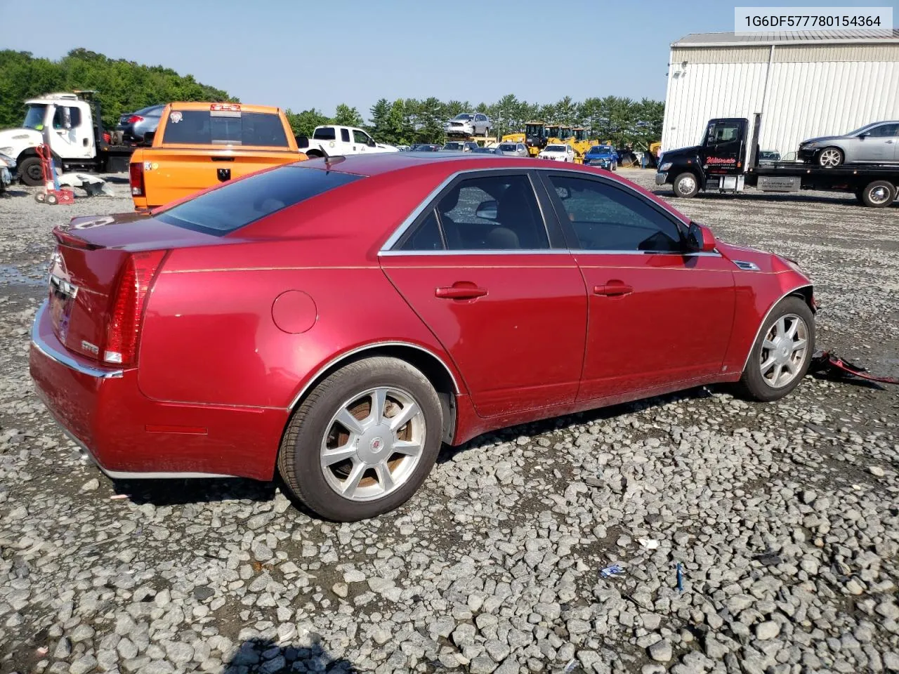 2008 Cadillac Cts VIN: 1G6DF577780154364 Lot: 65116674