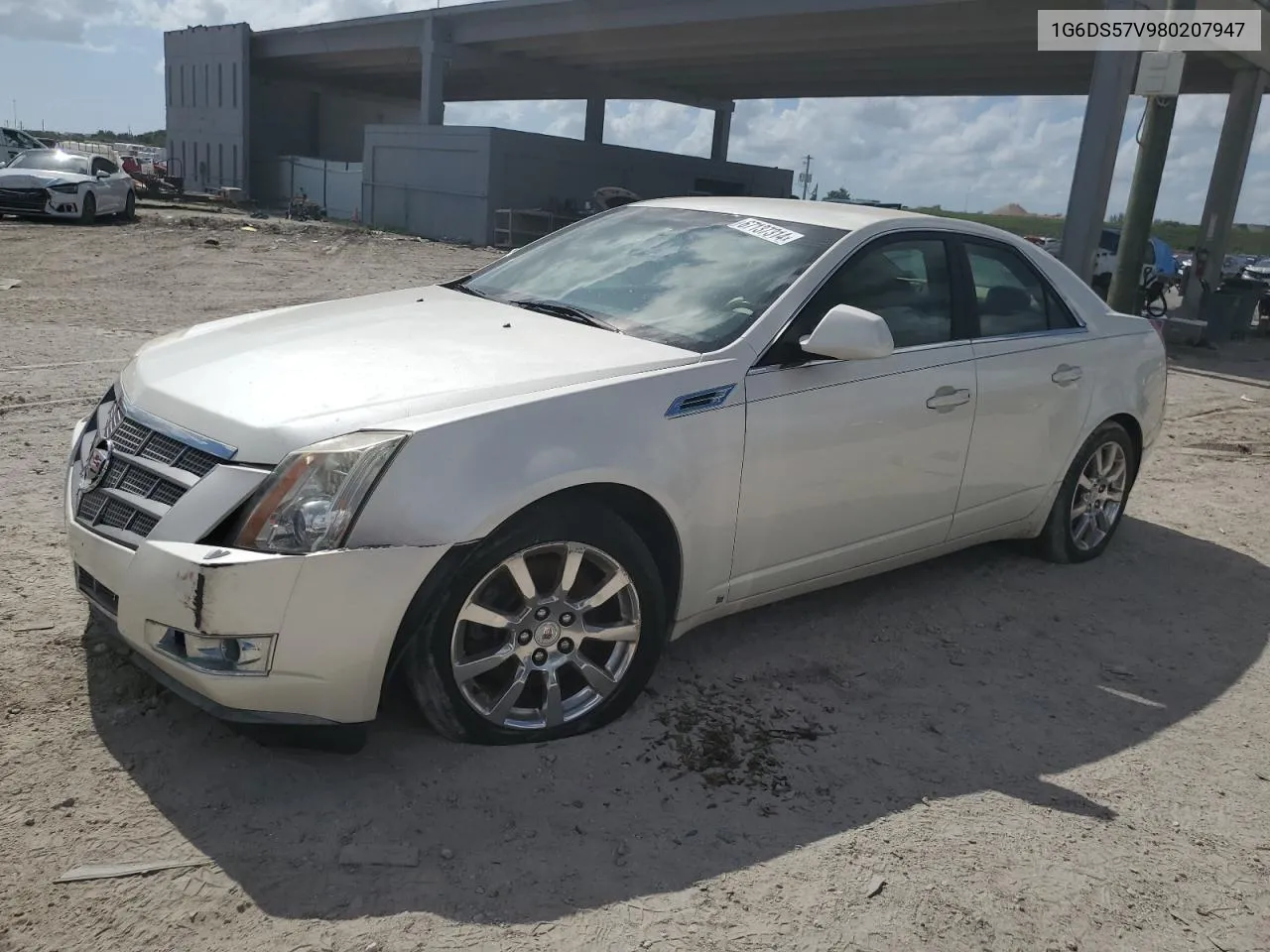 2008 Cadillac Cts Hi Feature V6 VIN: 1G6DS57V980207947 Lot: 67137314