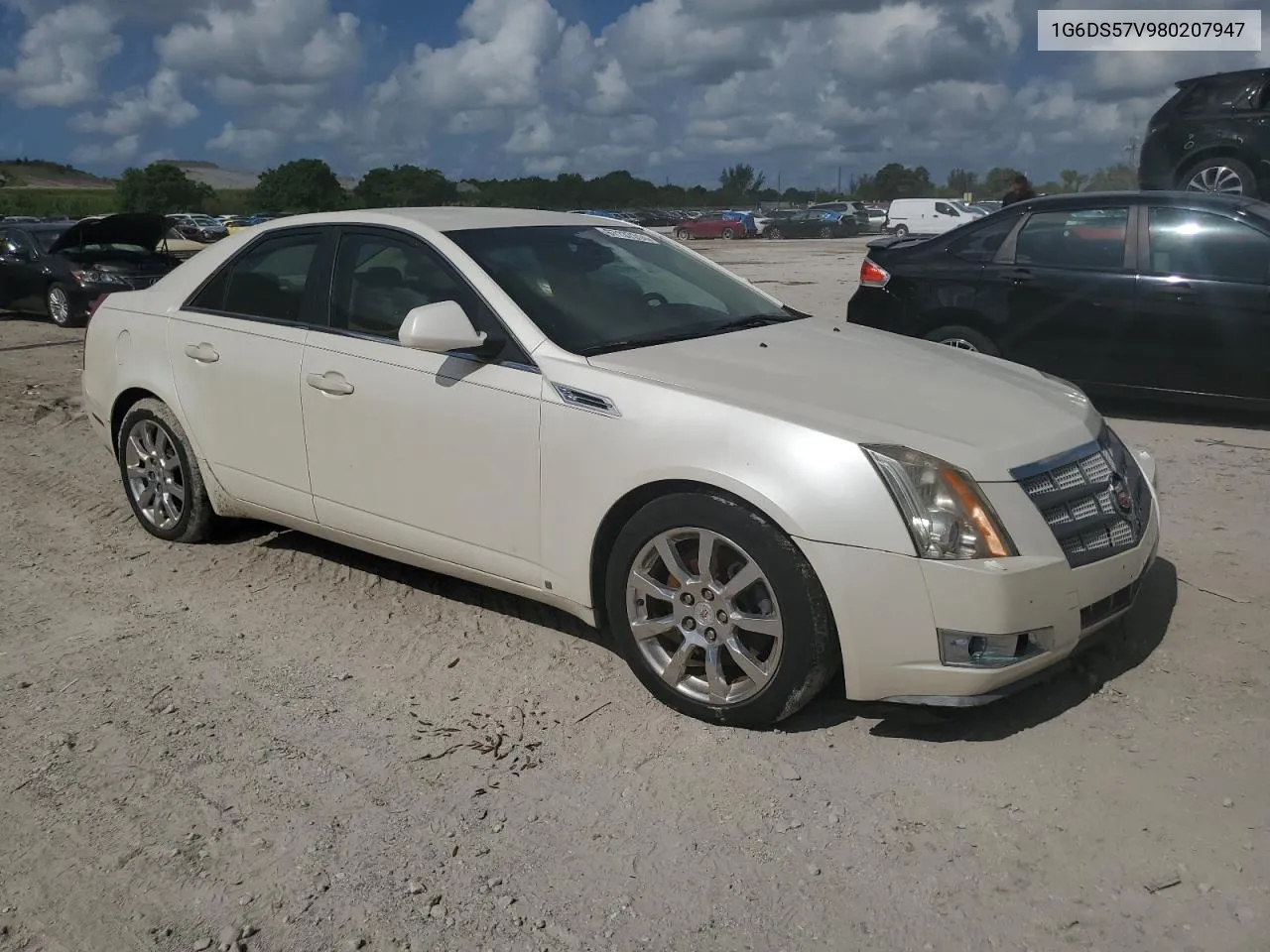 2008 Cadillac Cts Hi Feature V6 VIN: 1G6DS57V980207947 Lot: 67137314