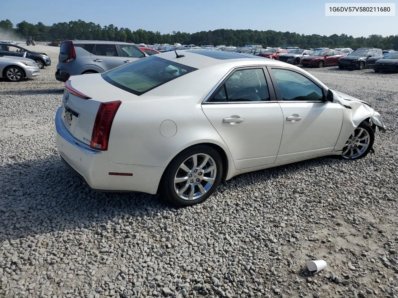 2008 Cadillac Cts Hi Feature V6 VIN: 1G6DV57V580211680 Lot: 67764584